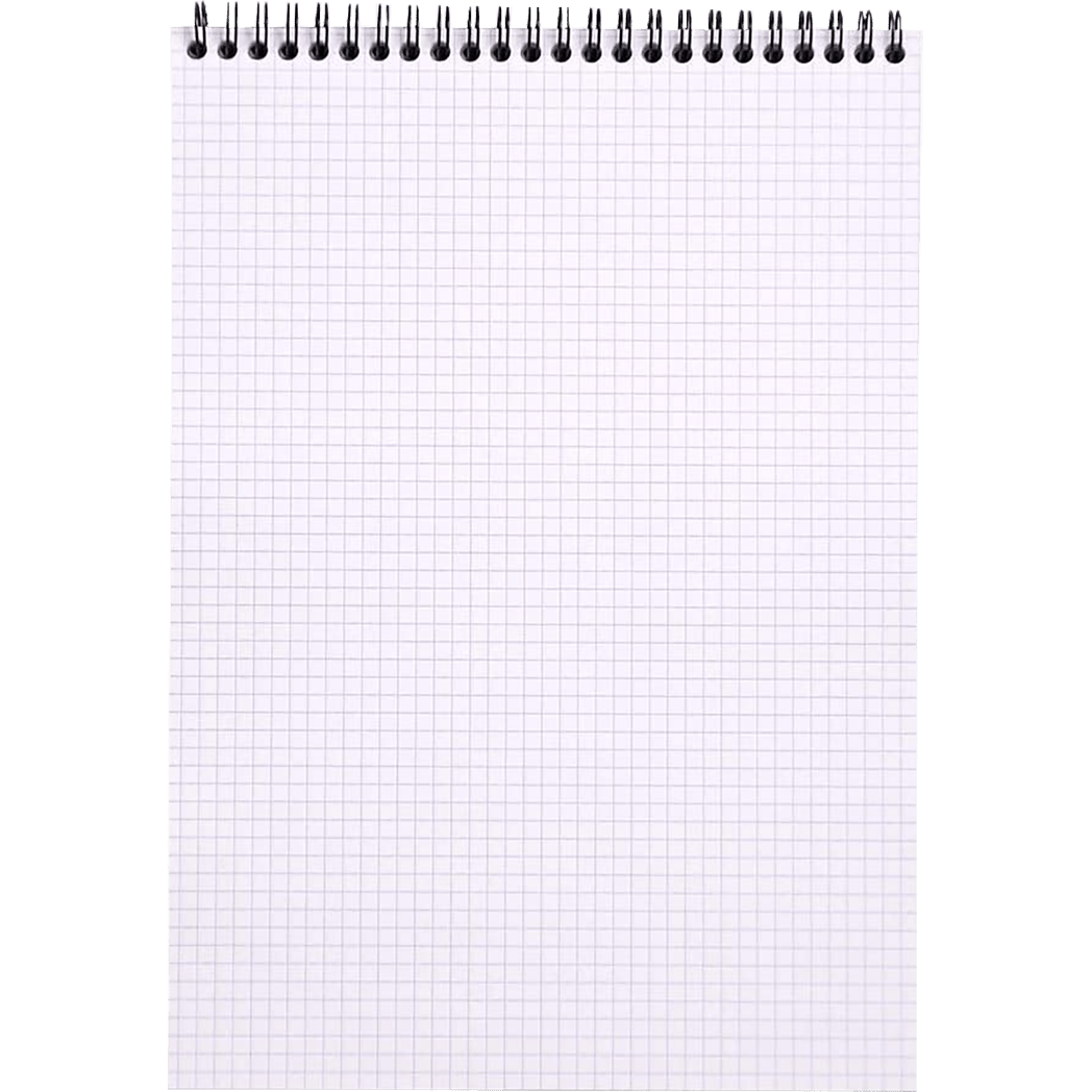 Rhodia Notepads Graph WB 8 1/4 X 12 1/2-Black - Pen Boutique Ltd