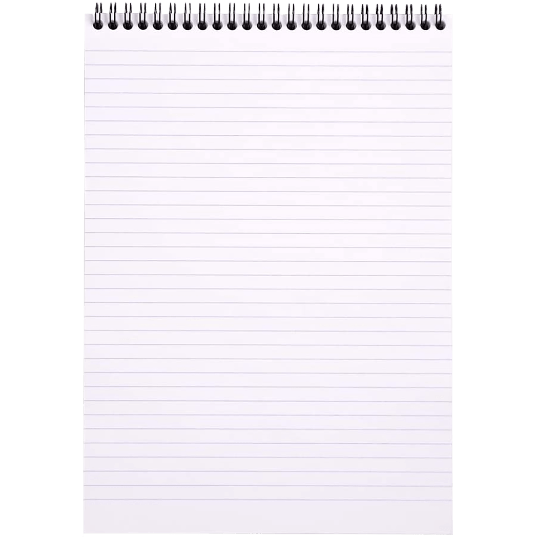 Rhodia Notepads Lined Black WB 8 1/4 X 12 1/2 - Pen Boutique Ltd