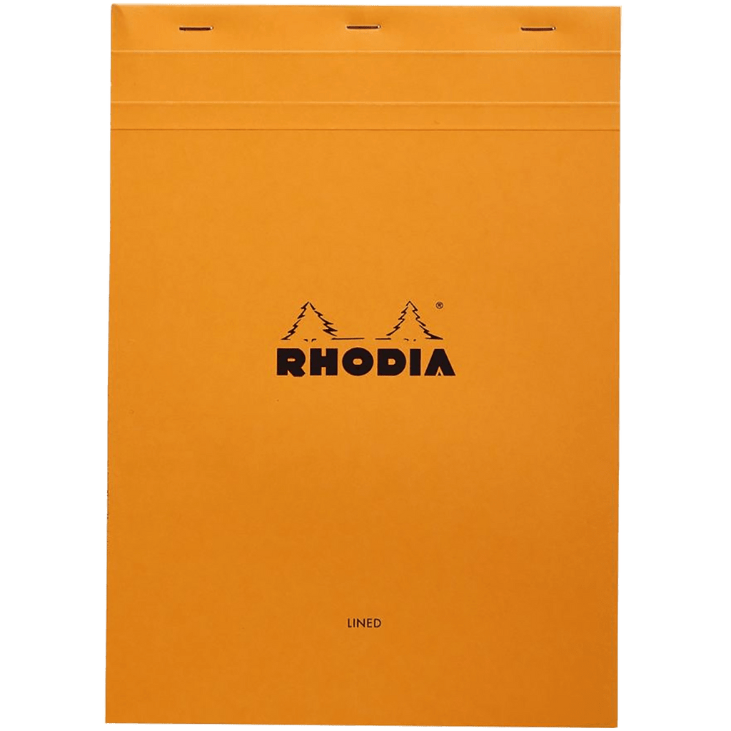 Rhodia Ruled A4 ORG 8-1/4 X 11-3/4 Notepads - Pen Boutique Ltd