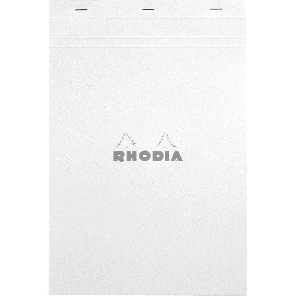 Rhodia Ice Staplebound Notepad - Lined 8-1/4" X 11-3/4" - Pen Boutique Ltd