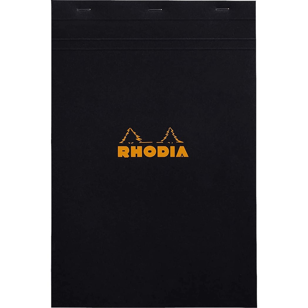 Rhodia Notepads Graph Black 8 1/4 X 12 1/2 - Pen Boutique Ltd