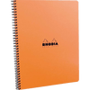 Rhodia Notebook Lined With Margin Orange - Pen Boutique Ltd