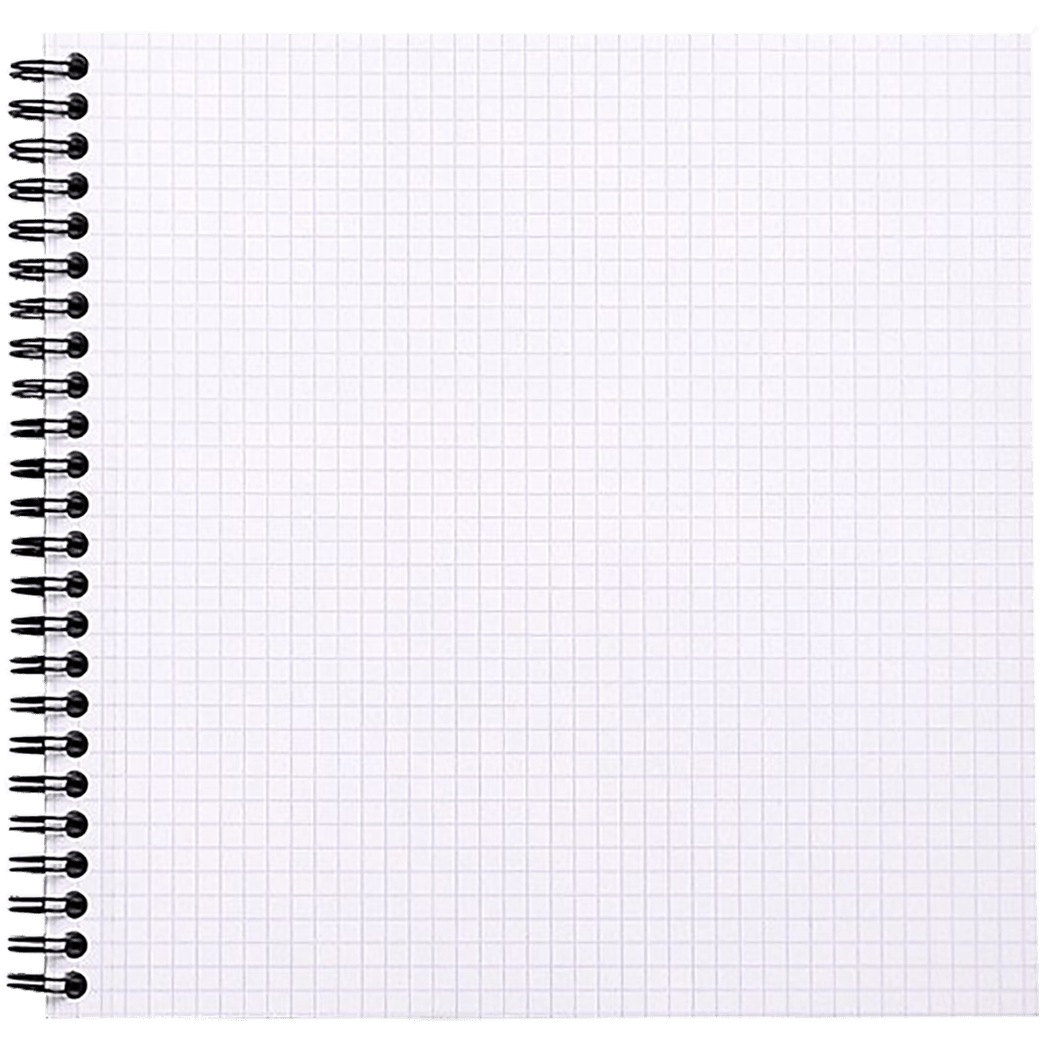 Rhodia Wirebound Black Reverse Book 8 1/4 x 8 1/4 - Pen Boutique Ltd