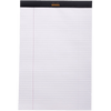 Rhodia Classic Notepads Top Staplebound 8 ¼ x 12 ½ Black - Lined - Pen Boutique Ltd