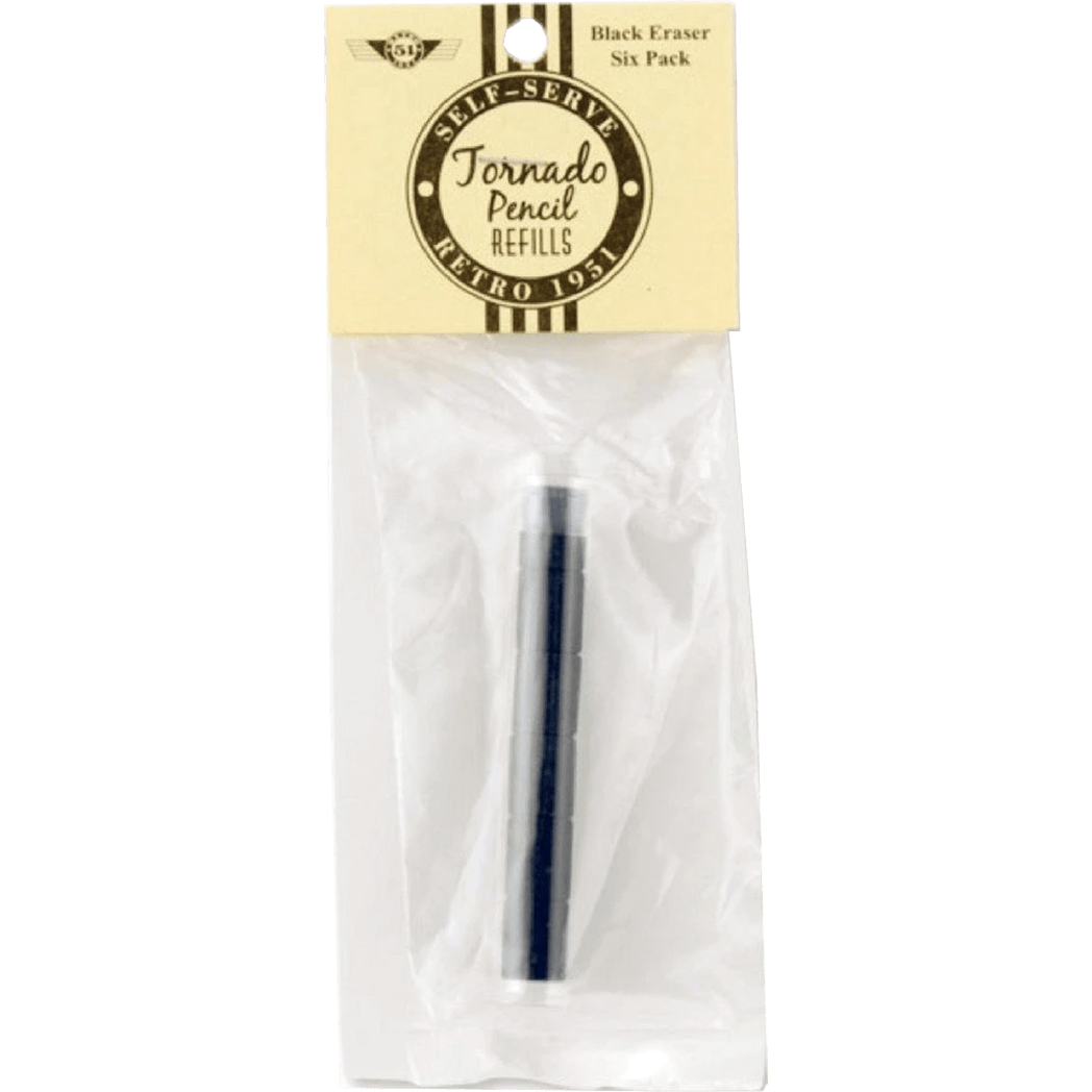 Retro 51 Eraser Black for Tornado Pencil - Pen Boutique Ltd