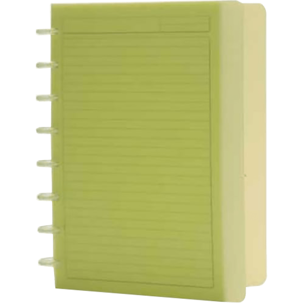 Rollabind Plastic Junior Size Translucent Green Notebook - Pen Boutique Ltd