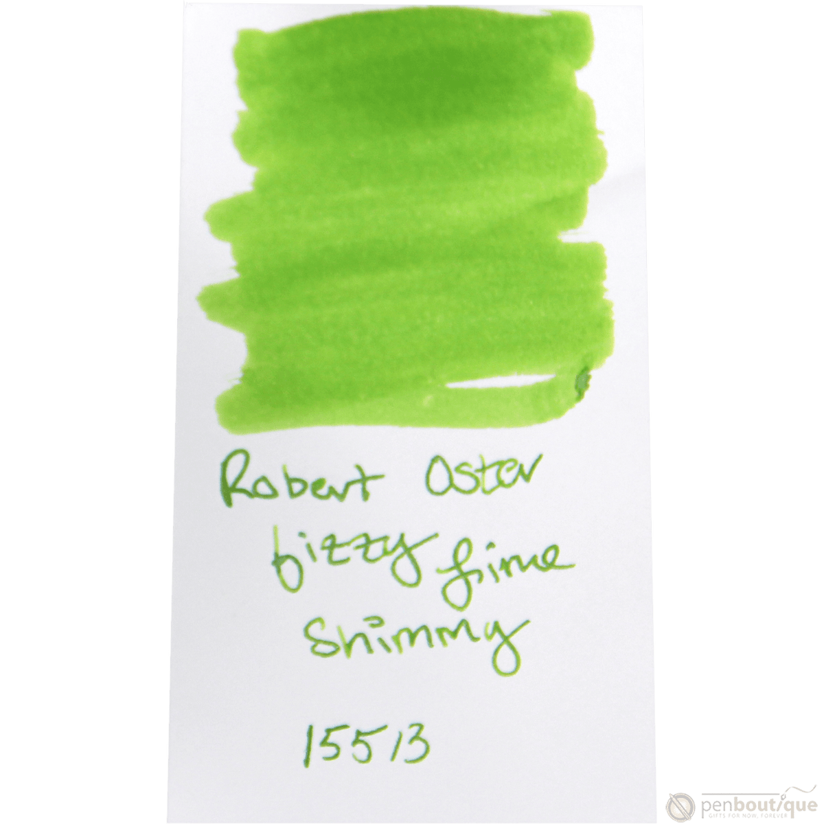 Robert Oster Shake'N'Shimmy Ink Bottle - Fizzy Lime - 50ml - Pen Boutique Ltd