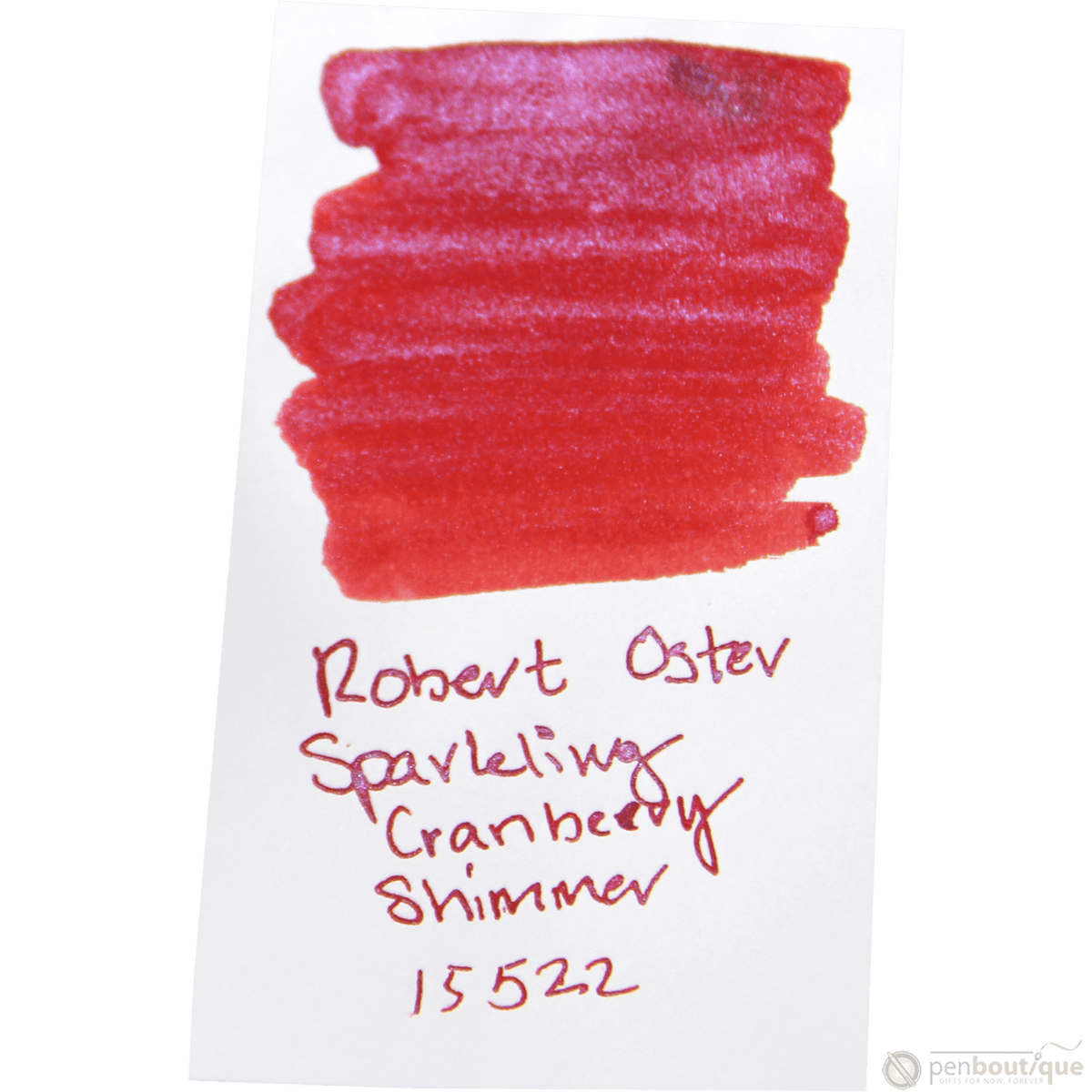 Robert Oster Shake'N'Shimmy Ink Bottle - Sparkling Cranberry - 50ml - Pen Boutique Ltd