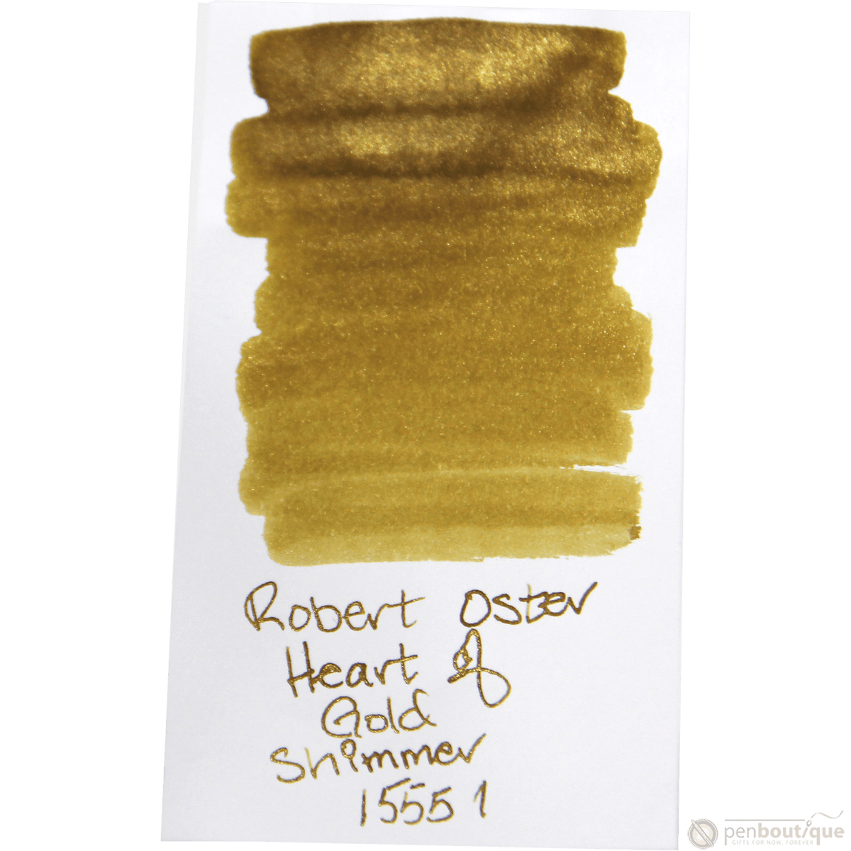 Robert Oster Shake'N'Shimmy Ink Bottle - Heart of Gold - 50ml - Pen Boutique Ltd