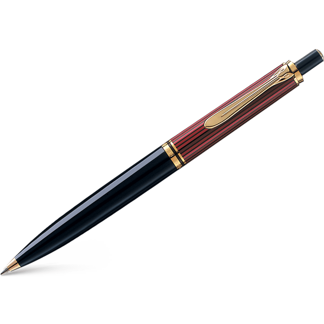 Pelikan Souveran Ballpoint Pen - K400 Red & Black Stripe - Pen Boutique Ltd