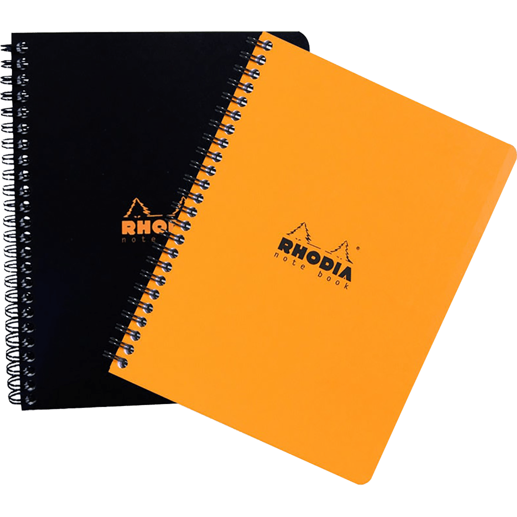 Rhodia Notebook Spiralbound Graph Orange - Pen Boutique Ltd