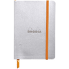 Rhodia Rhodiarama Lined Silver A6 Notebooks - Pen Boutique Ltd