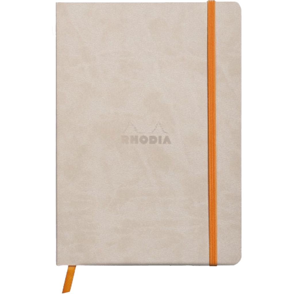 Rhodia Rhodiarama Notebook - Beige - Dot Grid - A5 - Pen Boutique Ltd