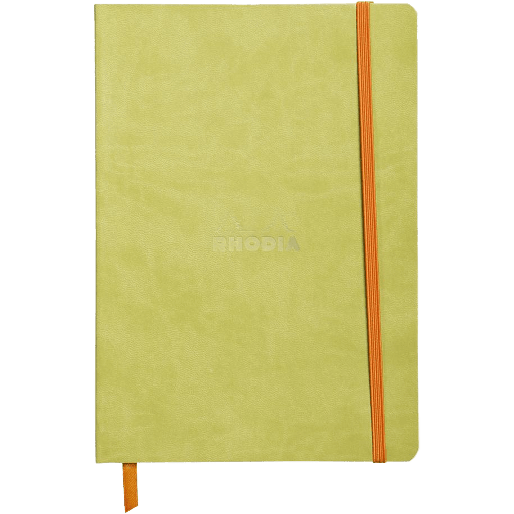 Rhodia Rhodiarama Notebook Anise Dot Grid A5 size - 6x8.25" - Pen Boutique Ltd