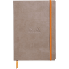 Rhodia Rhodiarama Notebook Taupe Dot Grid A5 size - 6x8.25" - Pen Boutique Ltd