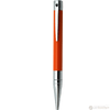S T Dupont D-Initial Ballpoint Pen - Orange - Pen Boutique Ltd