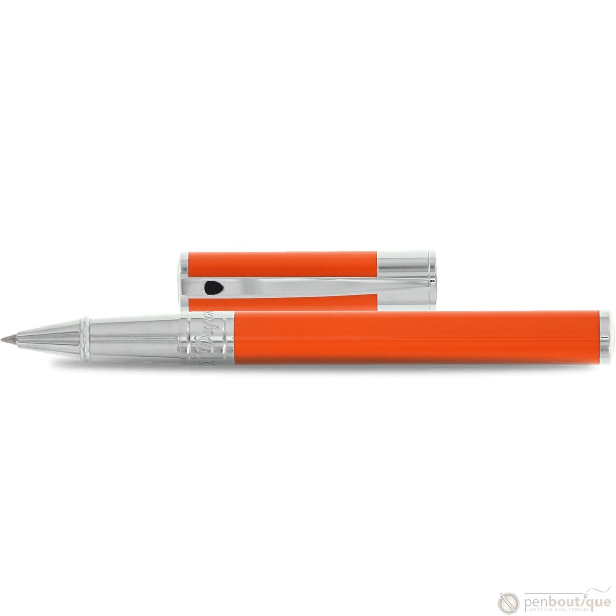 S T Dupont D-Initial Rollerball Pen - Orange - Pen Boutique Ltd