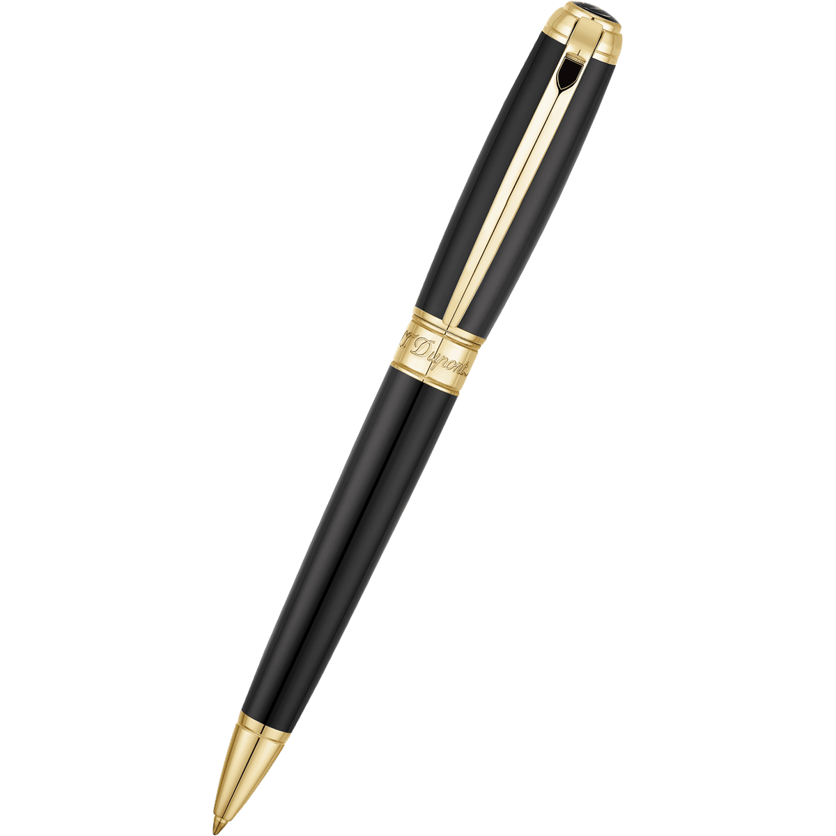 S T Dupont Line D Ballpoint Pen - Black - Pen Boutique Ltd