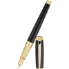 S T Dupont Line D Fountain Pen - Black - Pen Boutique Ltd