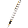 Sheaffer VFM Fountain Pen - Chrome - Gold Trim - Pen Boutique Ltd