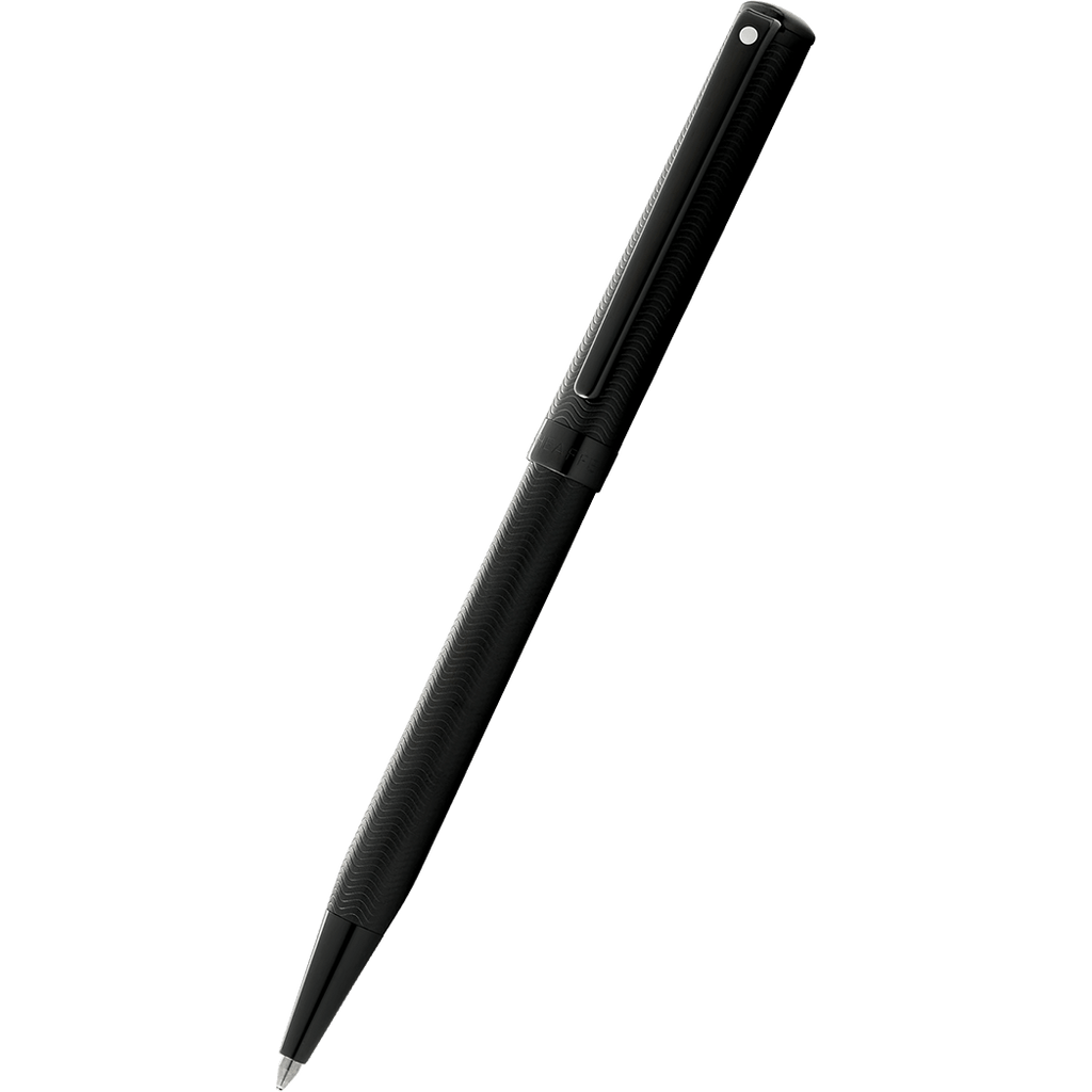 Sheaffer Intensity Ballpoint Pen - Engraved Matte Black PVD - Pen Boutique Ltd