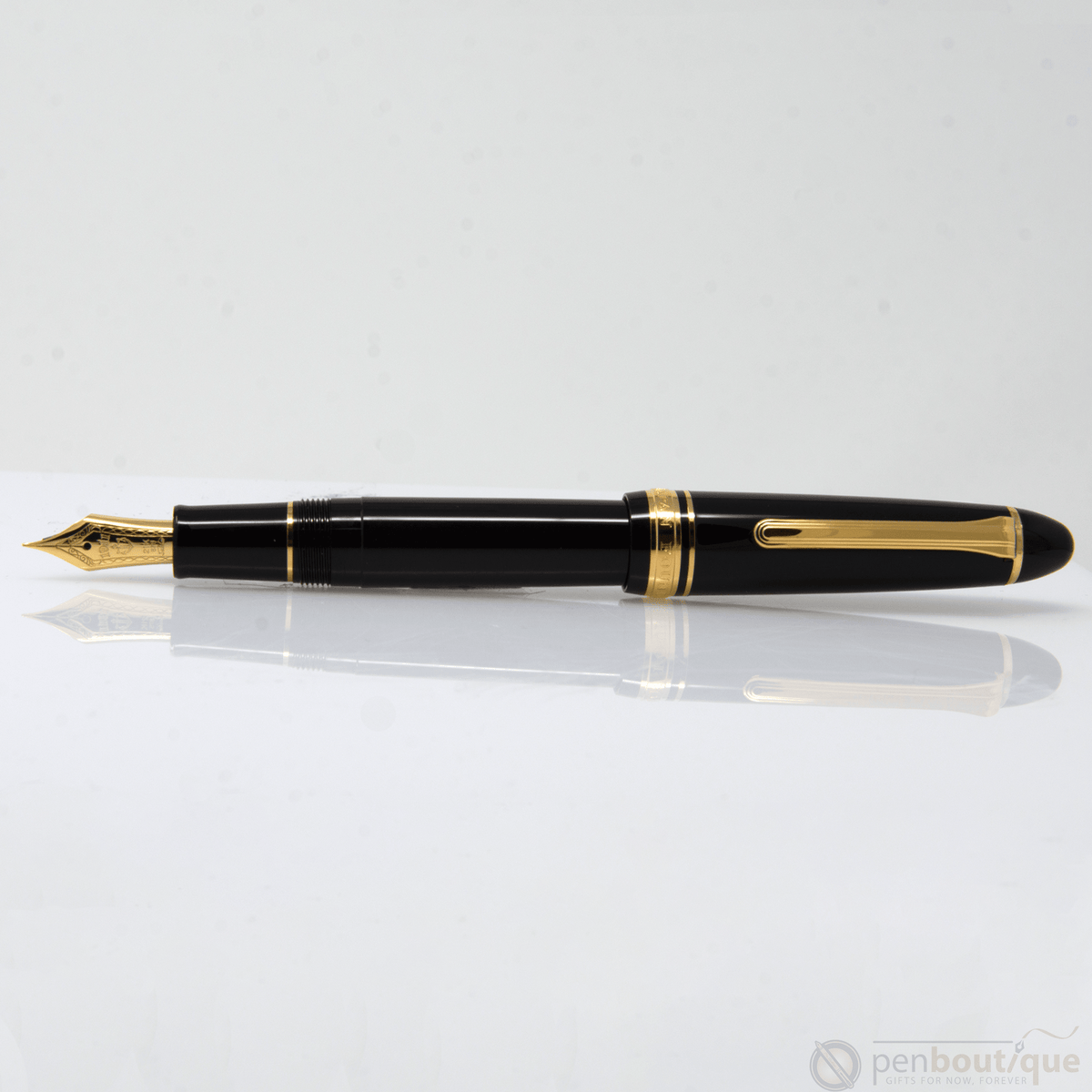 Sailor 1911L Fountain Pen - Black/Gold - Large size - 21k Gold Nib - Pen Boutique Ltd