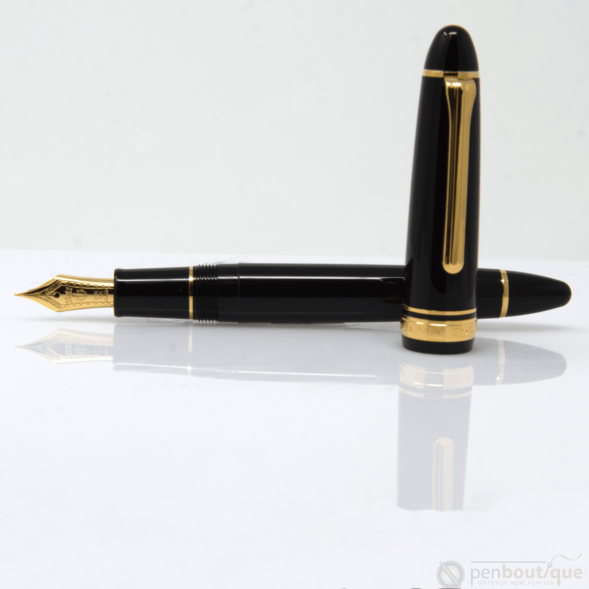 Sailor 1911L Fountain Pen - Black/Gold - Large size - 21k Gold Nib - Pen Boutique Ltd