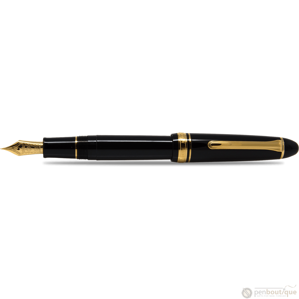 Sailor 1911L Fountain Pen - Black/Gold - Large size - 21k Gold Nib - Pen Boutique Ltd