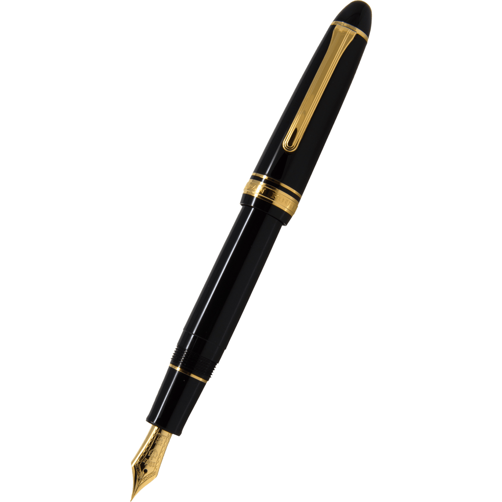 Sailor 1911L Fountain Pen - Black/Gold - Large size - 21k Gold Nib - Pen Boutique Ltd