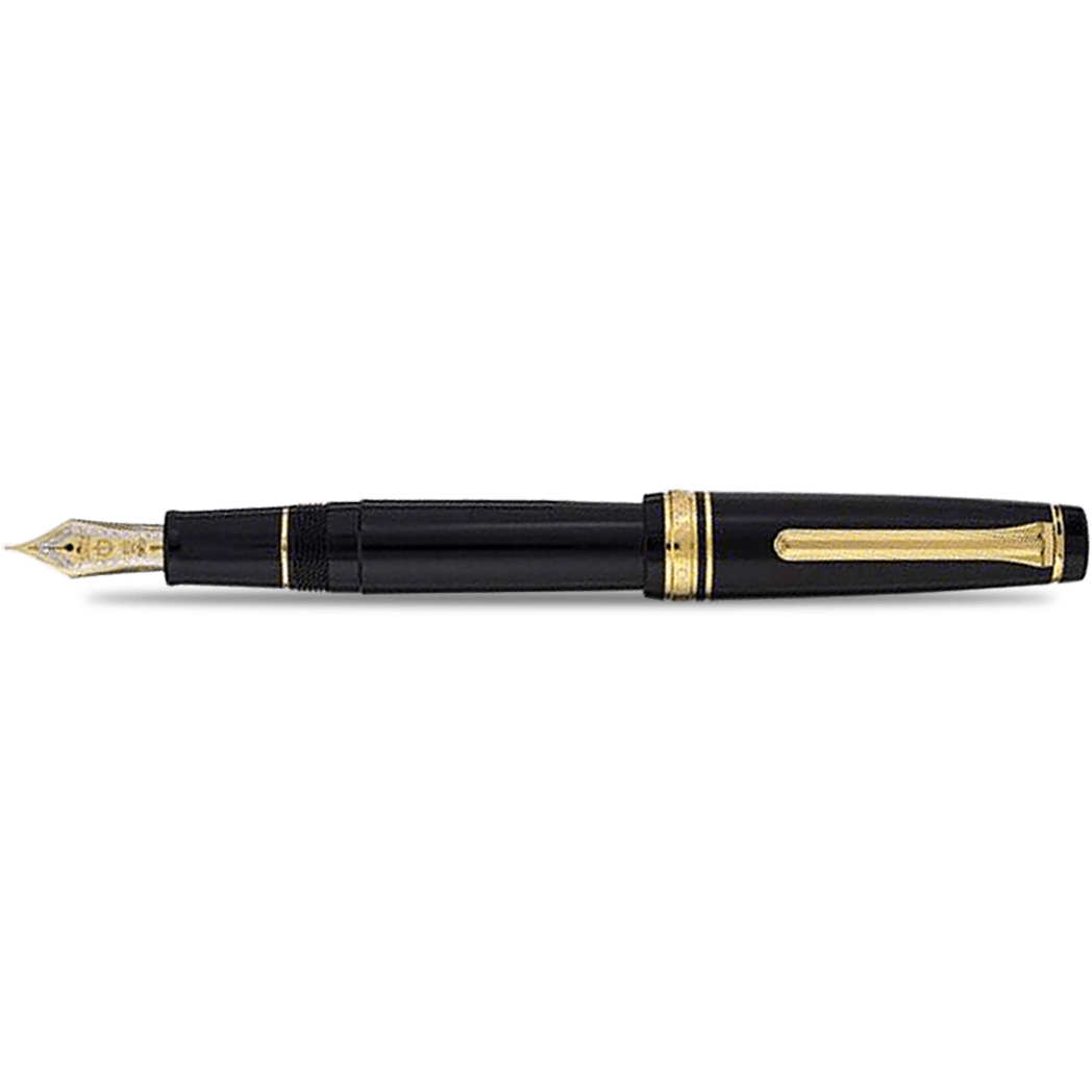 Sailor Professional Gear Black/Gold Fountain Pen - Pen Boutique Ltd