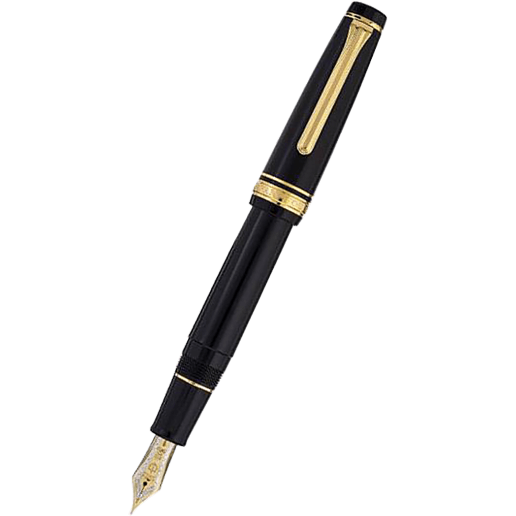 Sailor Professional Gear Black/Gold Fountain Pen - Pen Boutique Ltd