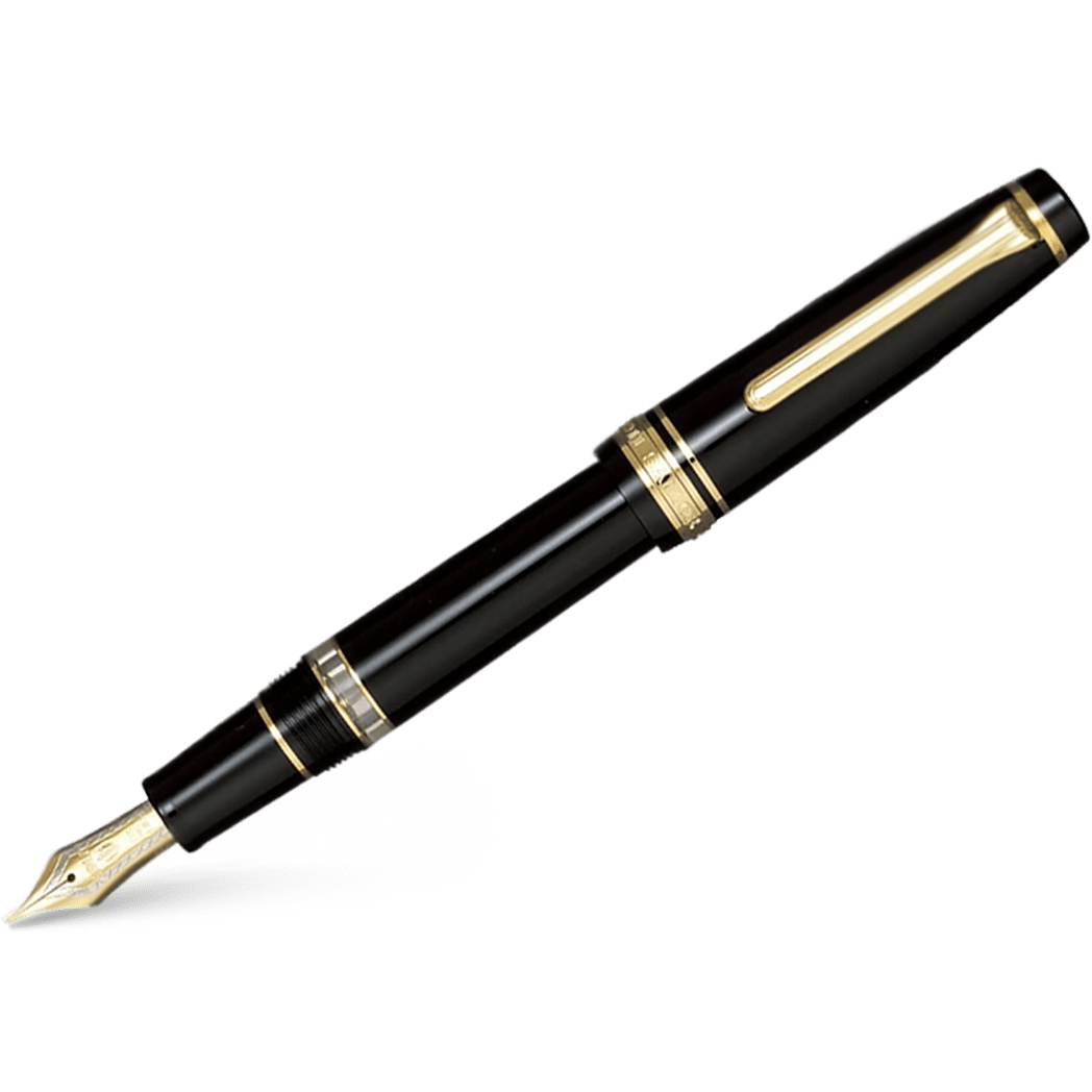Sailor Professional Gear Realo Black GT Fountain Pen - Pen Boutique Ltd