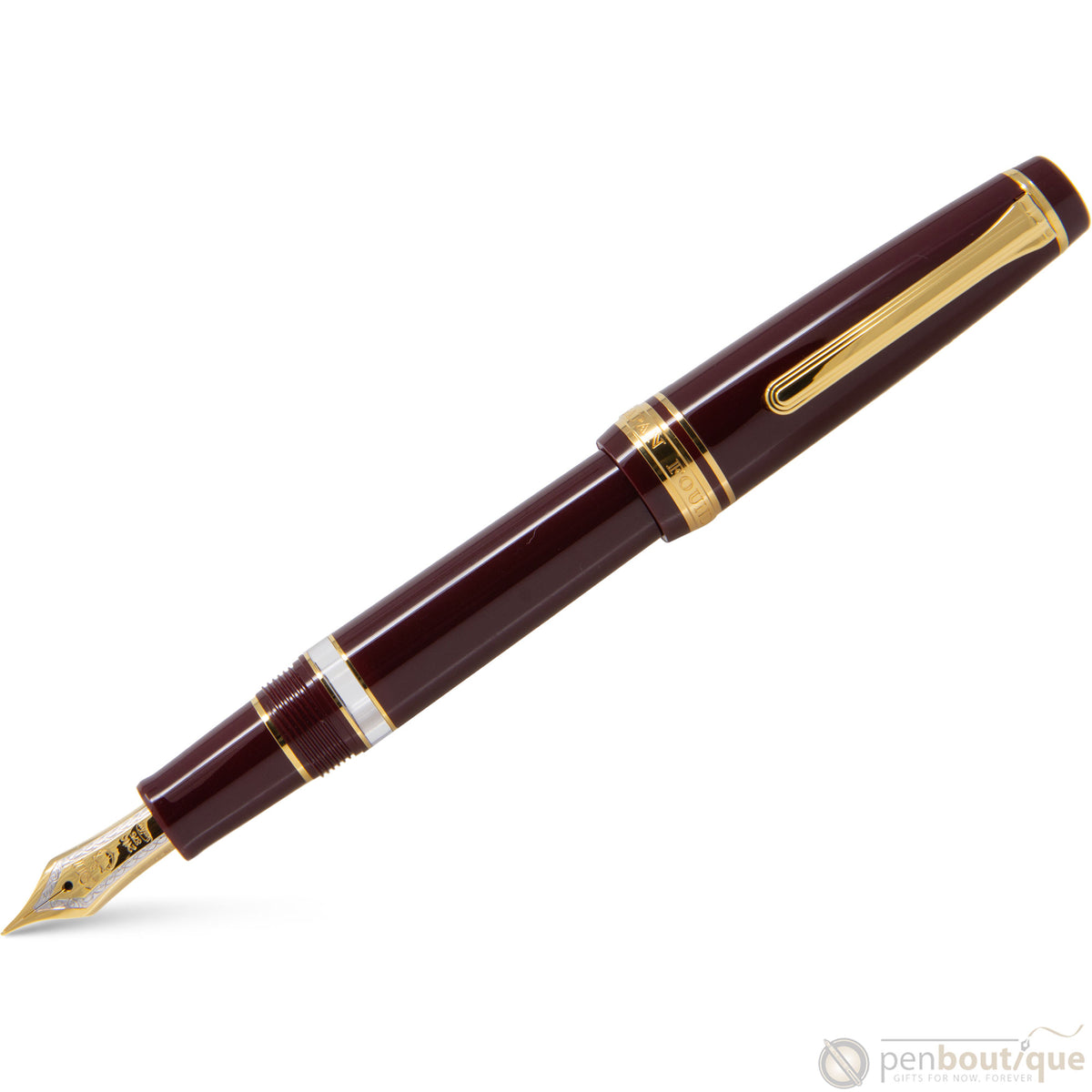 Sailor Professional Gear Fountain Pen - Realo - Maroon/Gold - Pen Boutique Ltd