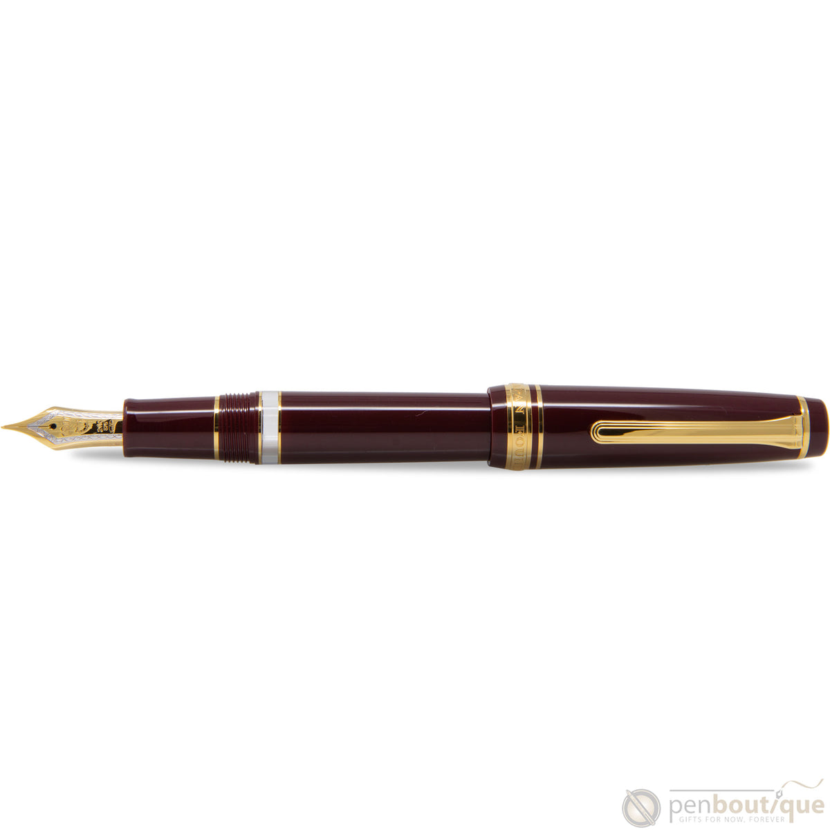 Sailor Professional Gear Fountain Pen - Realo - Maroon/Gold - Pen Boutique Ltd