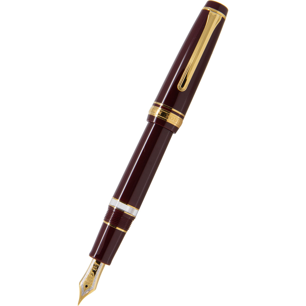 Sailor Professional Gear Fountain Pen - Realo - Maroon/Gold - Pen Boutique Ltd