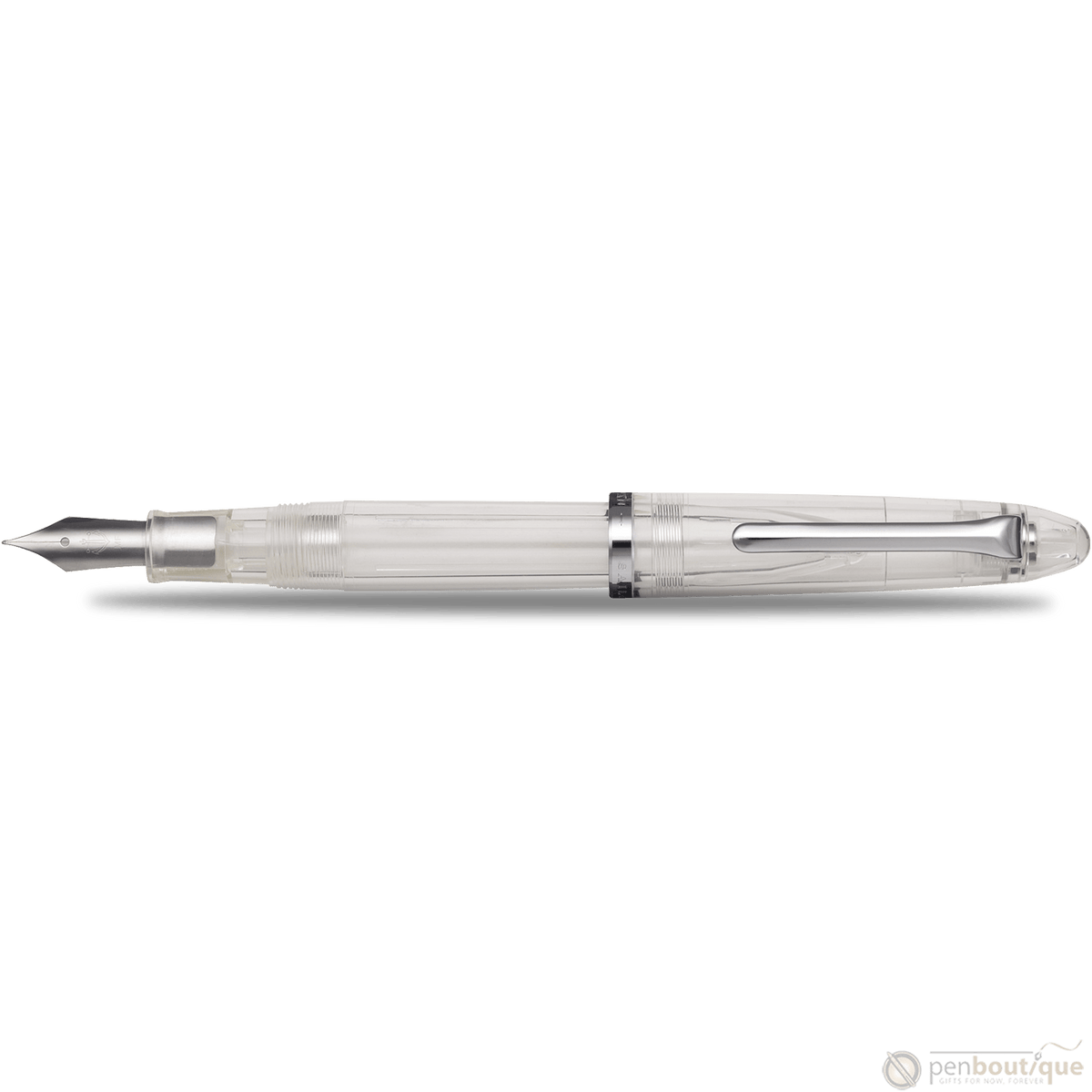 Sailor Compass 1911 Steel Fountain Pen Set - Transparent Clear - Pen Boutique Ltd