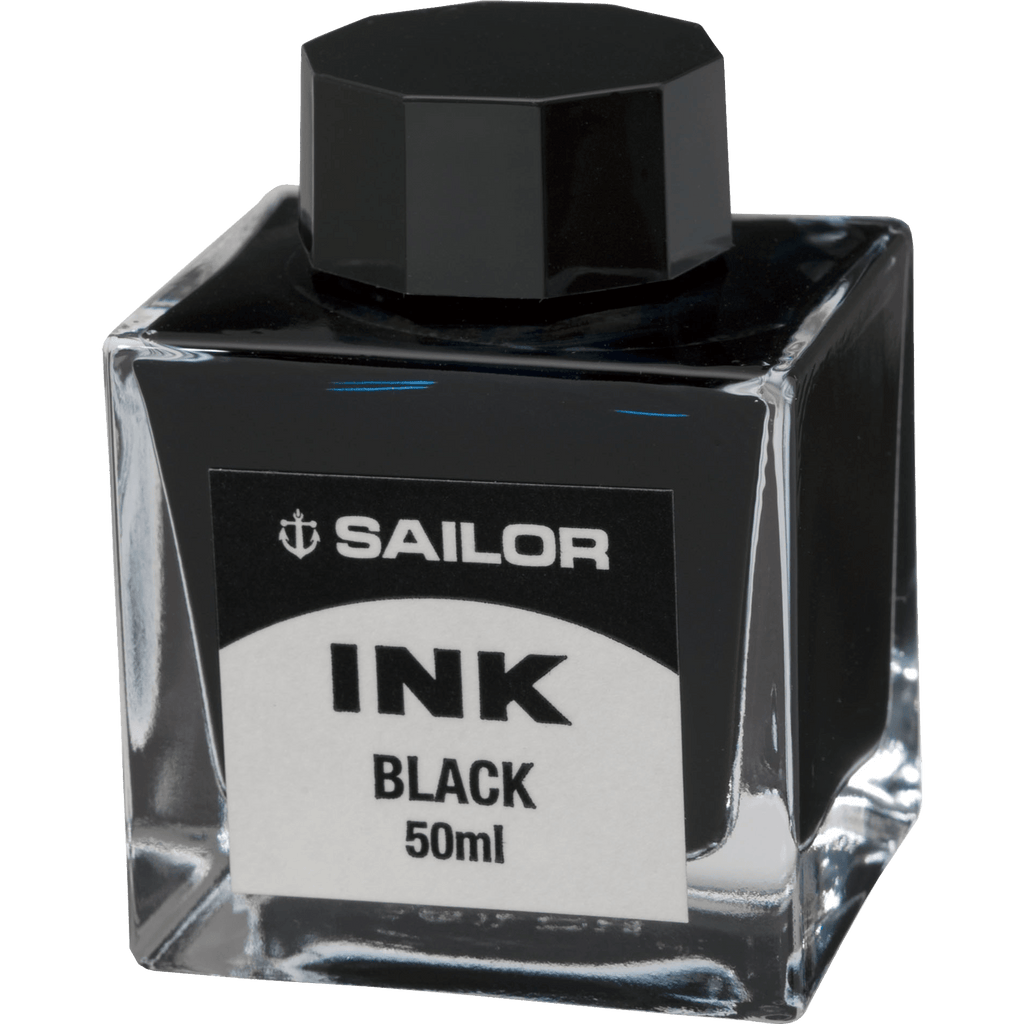 Sailor Ink Bottle - Black - 50ml - Pen Boutique Ltd