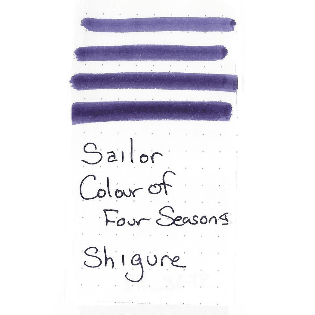 Sailor Colors of Four Seasons Special Edition Shigure Ink Bottle - Pen Boutique Ltd