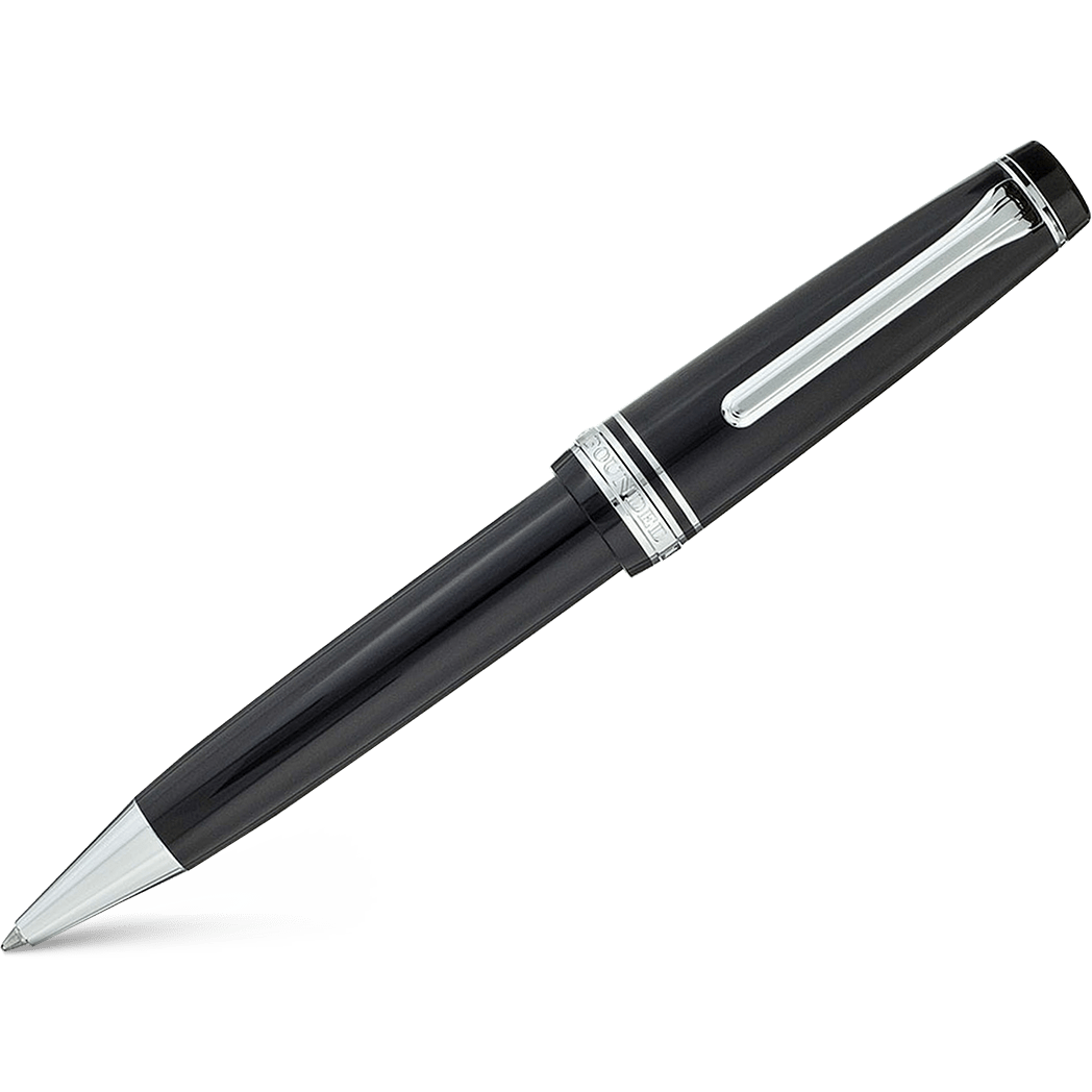 Sailor Professional Gear Black Silver Ballpoint Pen - Pen Boutique Ltd