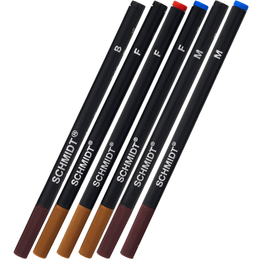 Schmidt Safety Ceramic Rollerball Plastic Tube Refill-12pkt - Pen Boutique Ltd