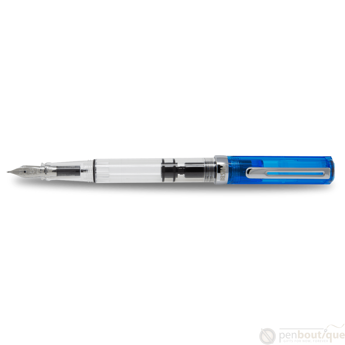 TWSBI Eco Fountain Pen - Transparent Blue - Pen Boutique Ltd