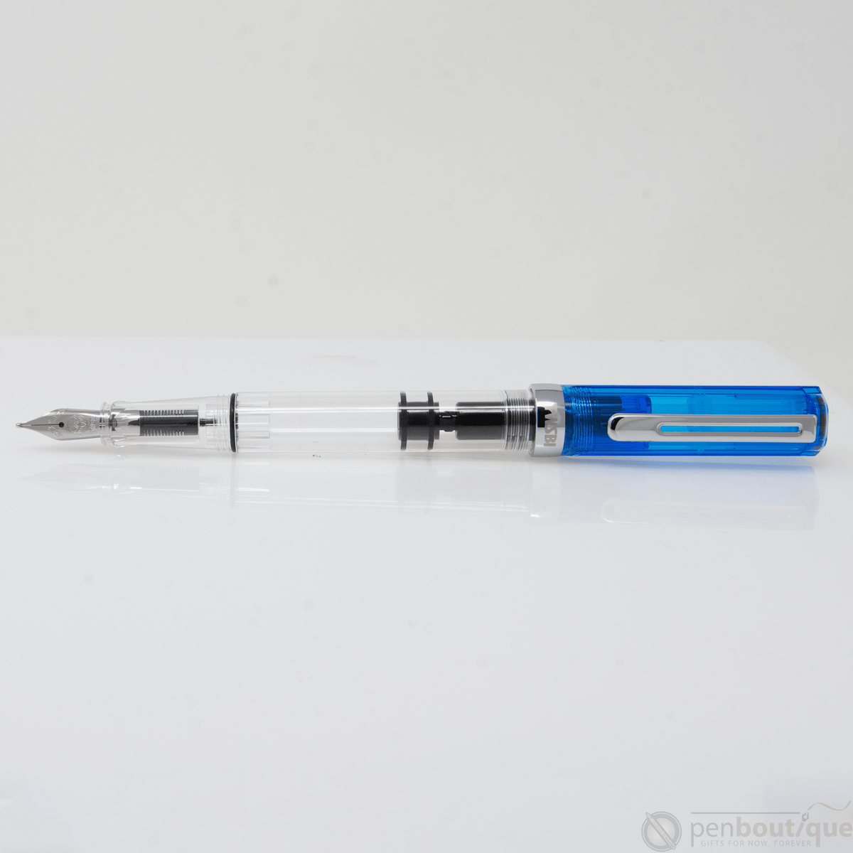 TWSBI Eco Fountain Pen - Transparent Blue - Pen Boutique Ltd