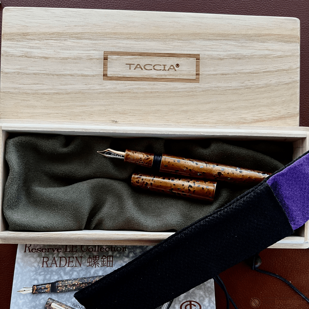 Taccia Reserve Raden Fountain Pen - Limited Edition - Autumn's Rustle - Pen Boutique Ltd