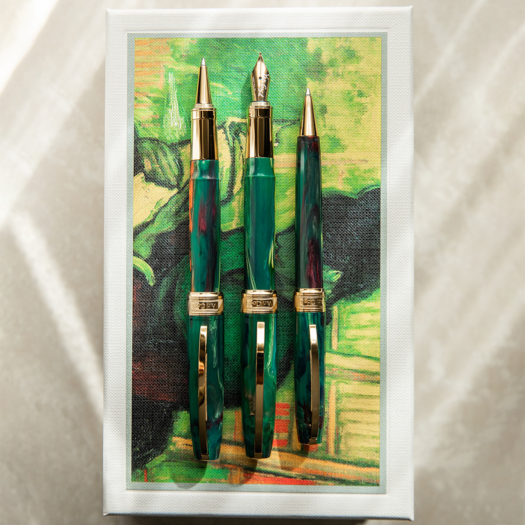 Visconti Van Gogh Fountain Pen - The Impressionist Novel Reader - Pen Boutique Ltd