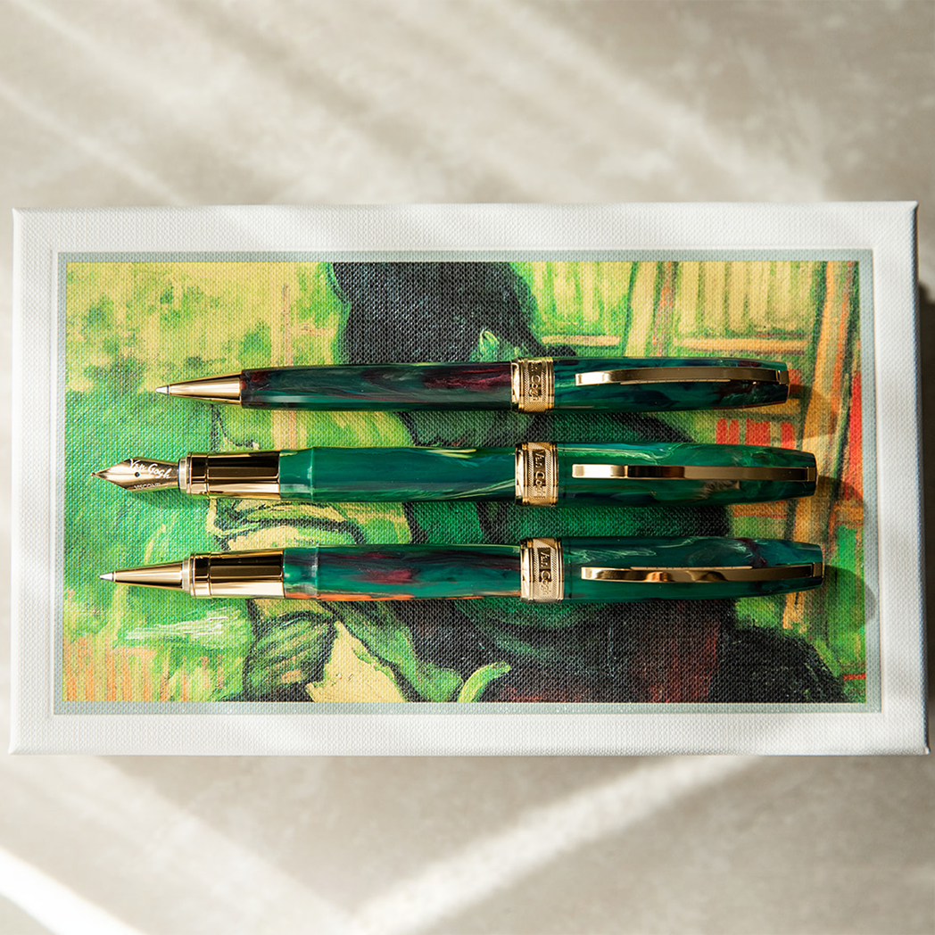 Visconti Van Gogh Fountain Pen - The Impressionist Novel Reader - Pen Boutique Ltd