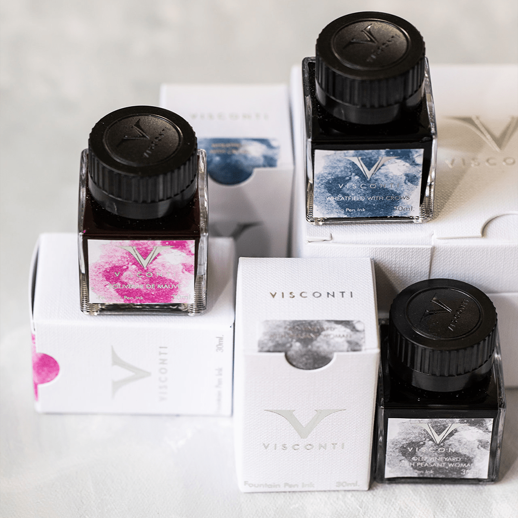 Visconti Van Gogh Ink Bottle - Souvenir de Mauve - Pink - 30ml - Pen Boutique Ltd