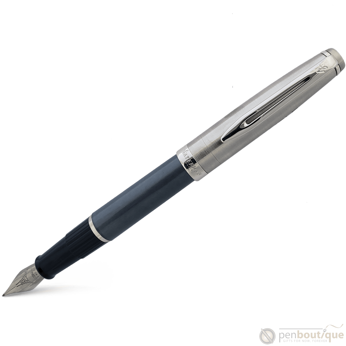 Waterman Emblème Fountain Pen - Deluxe Grey - Pen Boutique Ltd