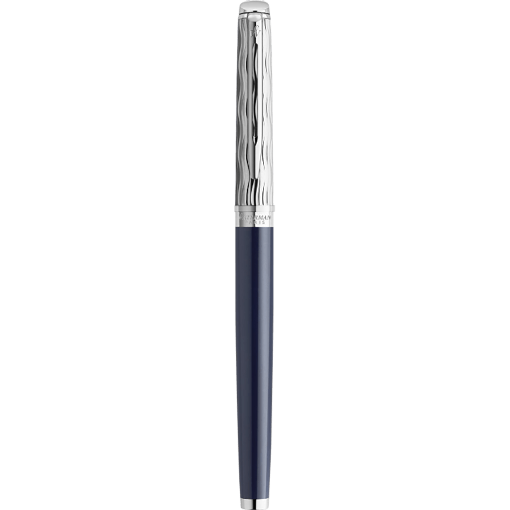 Waterman Hemisphere L'Essence du Bleu Fountain Pen - Metal & Blue - Pen Boutique Ltd