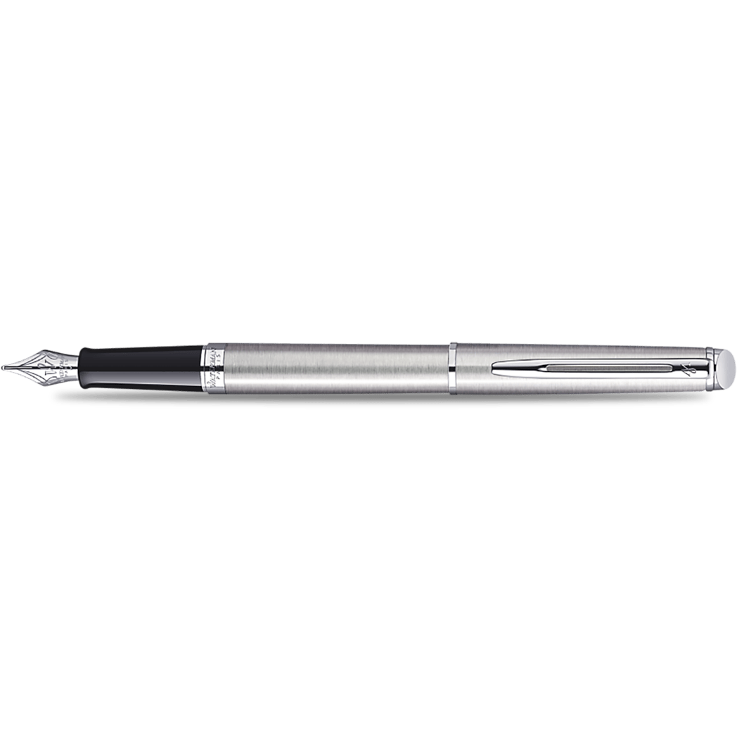 Waterman Hemisphere Fountain Pen - Stainless Steel - Chrome Trim - Pen Boutique Ltd