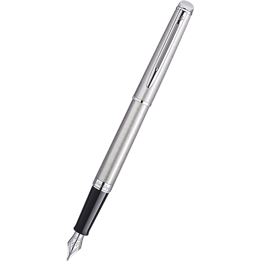 Waterman Hemisphere Fountain Pen - Stainless Steel - Chrome Trim - Pen Boutique Ltd